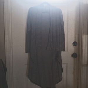 Black and white cardigan